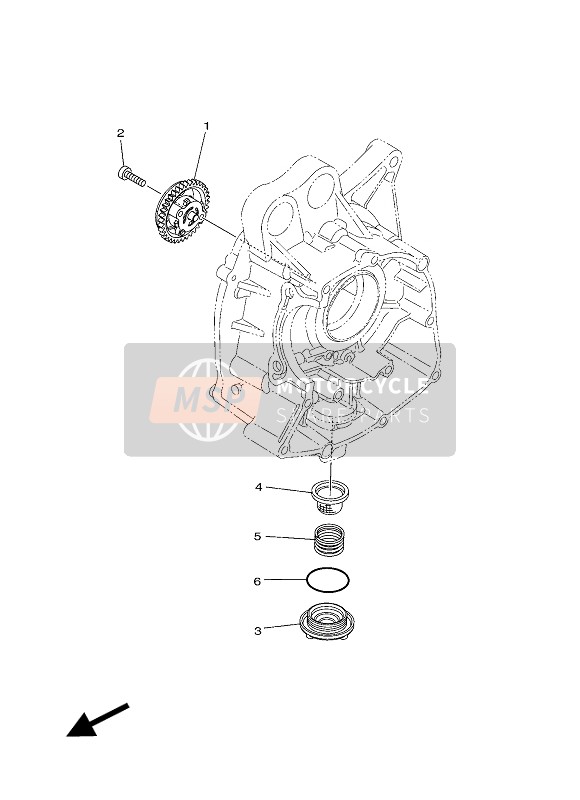 Yamaha GPD125A 2015 Oil Pump for a 2015 Yamaha GPD125A